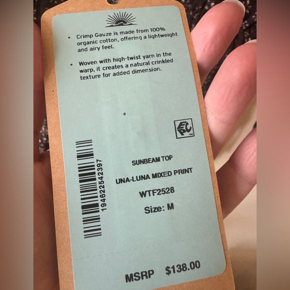 NWT! FAHERTY Sunbeam Top - Luna Mixed Print
SZ medium strappy tank - Picture 9 of 10